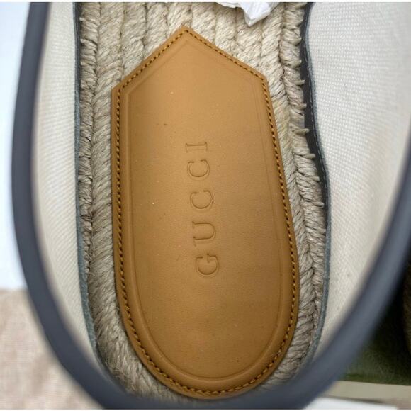 Men\'s Gucci blue denim ESPADRILLES size 8, made in Spain main image 9